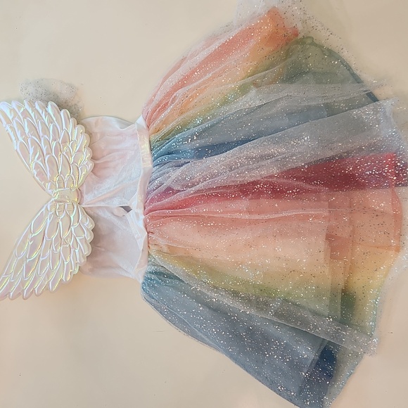 Rainbow Fairy Costume Halloween Dress Up Small - Picture 2 of 9
